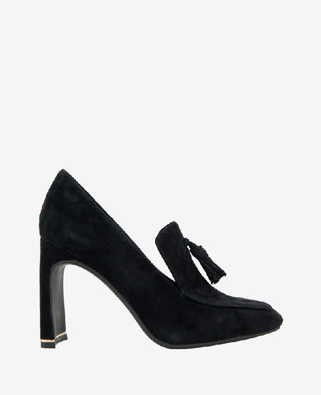 Affordable Suede Ankle Pumps for All-Day Wear--Nova Suede Heel