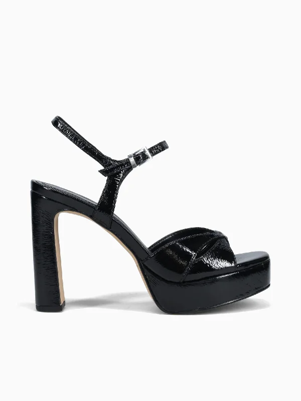 Stiletto Heel Pumps with Perfect Fit--Arlette Black Patent-Fashionable & Classic