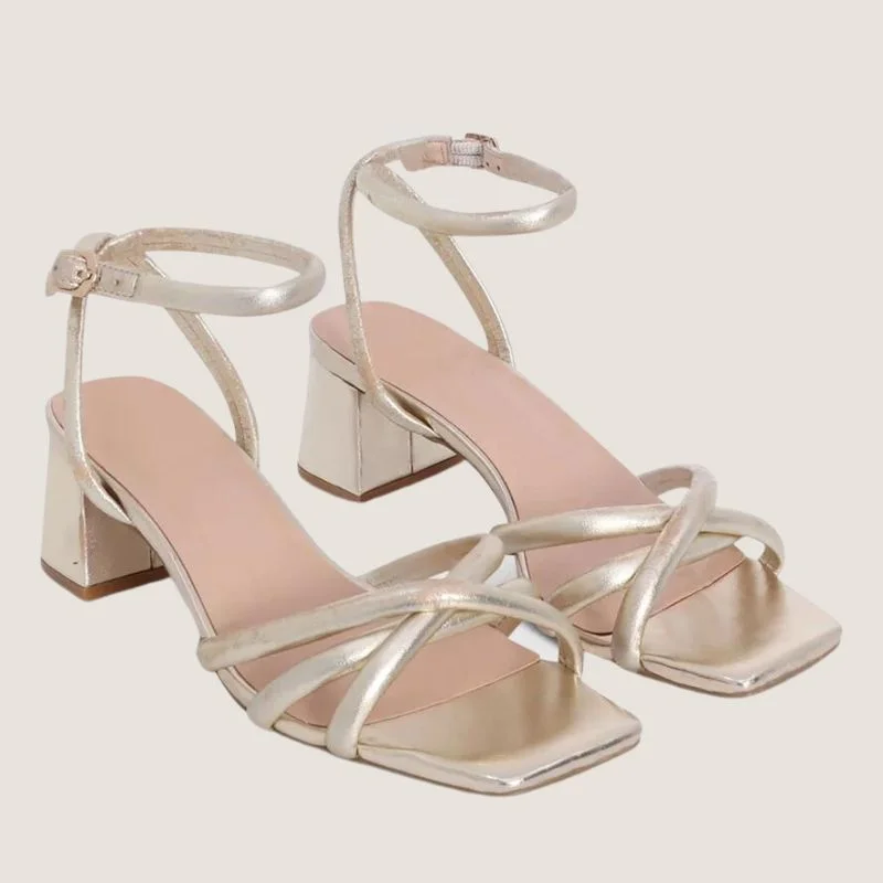 Versatile Heeled Sandals for Any Occasion---Nude Footwear Axelle Heel