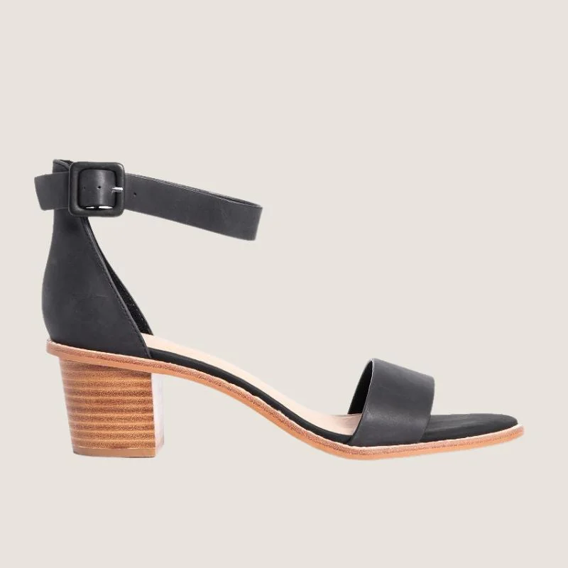 Versatile Heeled Sandals for Any Occasion---Nude Footwear Mickee Heel