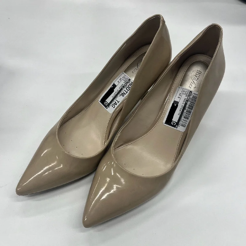 Stiletto Heel Pumps with Perfect Fit--Nude Shoes Heels Stiletto Alfani O, Size 10.5-Fashionable & Classic