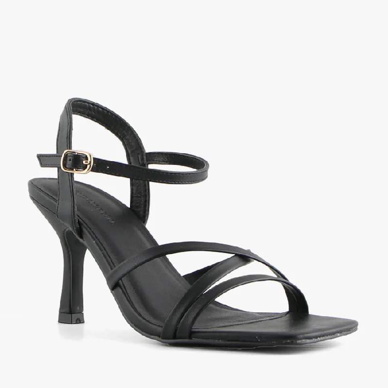 Versatile Heeled Sandals for Any Occasion---NYLAH BLACK