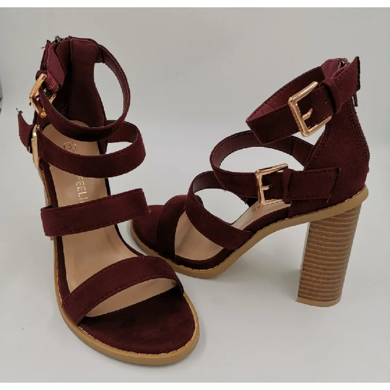 Stylish Ankle Strap Heels for Women--Open Toe Ankle Strap Shoes