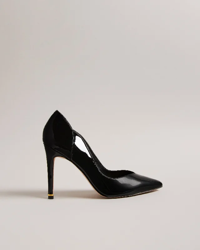 Sleek and Shiny Patent Pump Heels for a Polished Look--Orlinay Patent 100Mm Court Shoe Black