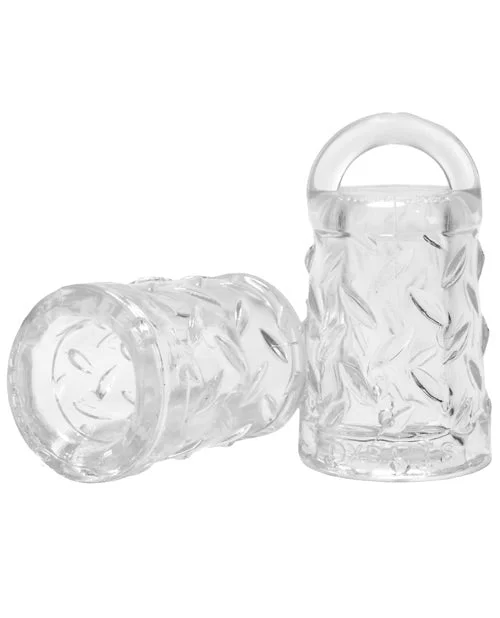 Versatile Heeled Sandals for Any Occasion---Oxballs Gripper Nipple Suckers - Clear