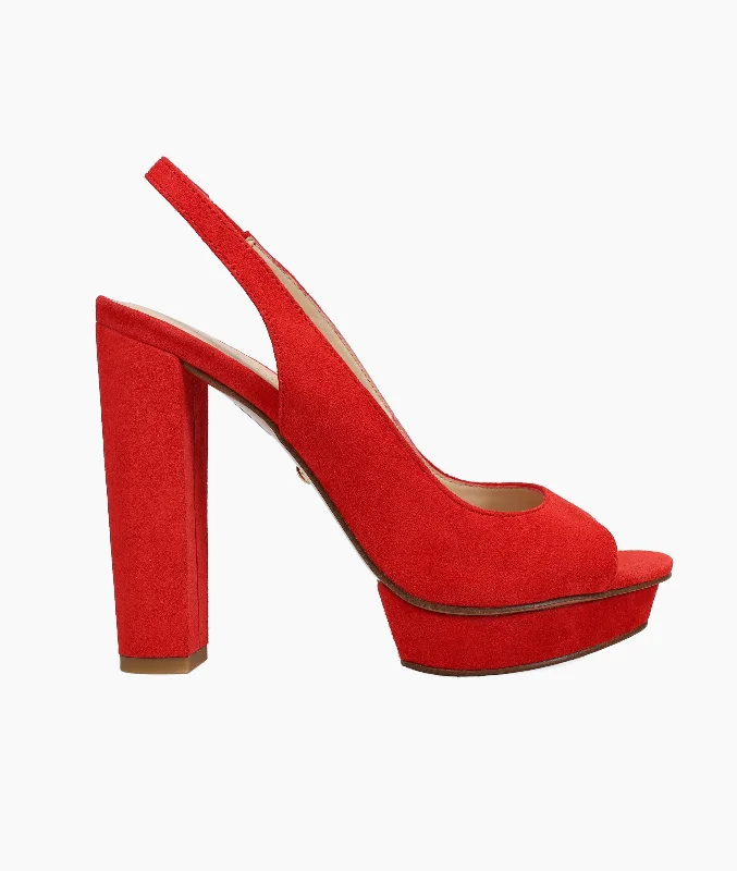 Stylish Platform Heels for Extra Height--Palma Platform - Flame