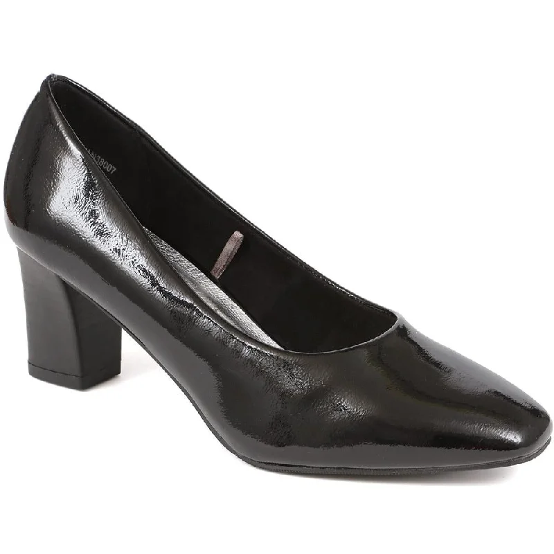 Sleek and Shiny Patent Pump Heels for a Polished Look--Patent Heeled Pumps - PLAN38007 / 324 155