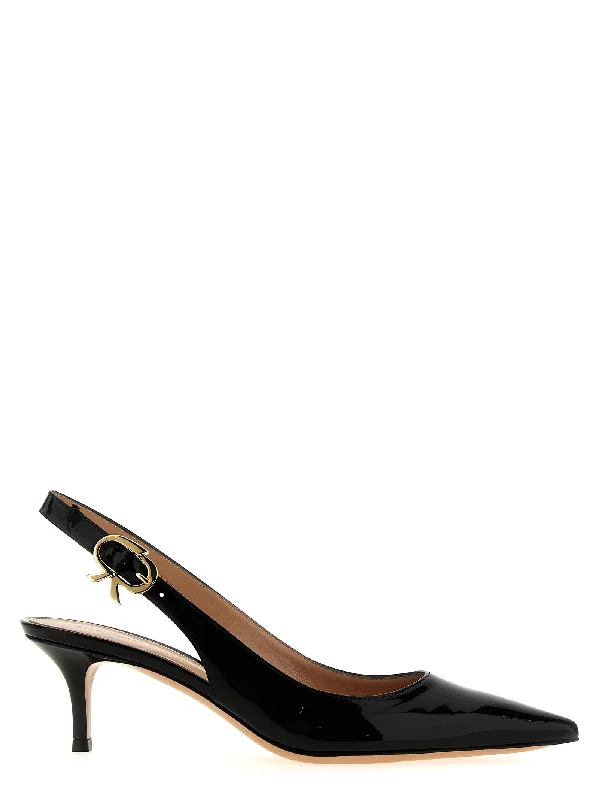 Sleek and Shiny Patent Pump Heels for a Polished Look--Patent Leather Slingback