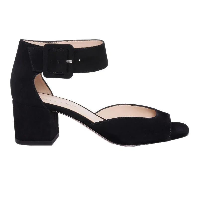 Versatile Heeled Sandals for Any Occasion---Pelle Moda Women's Uliss Black