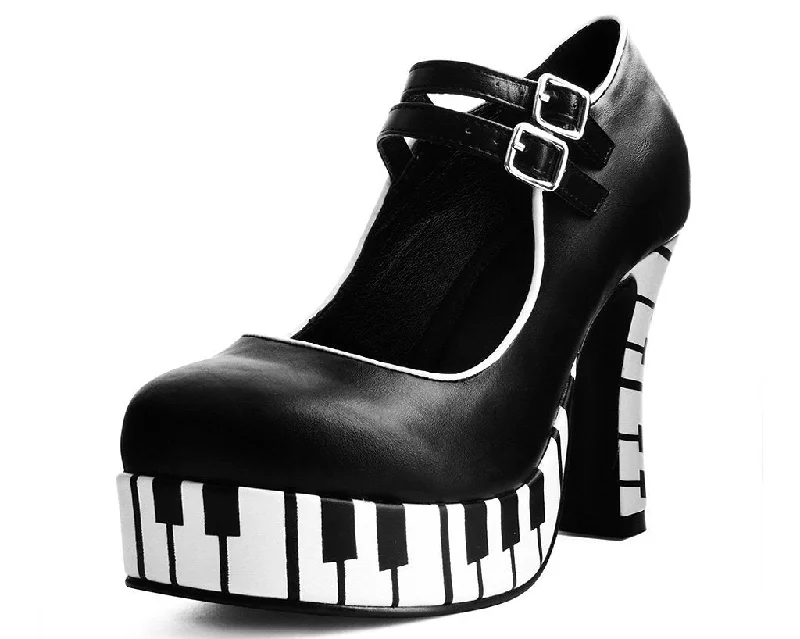 Stylish Platform Heels for Extra Height--Piano Platform Heel