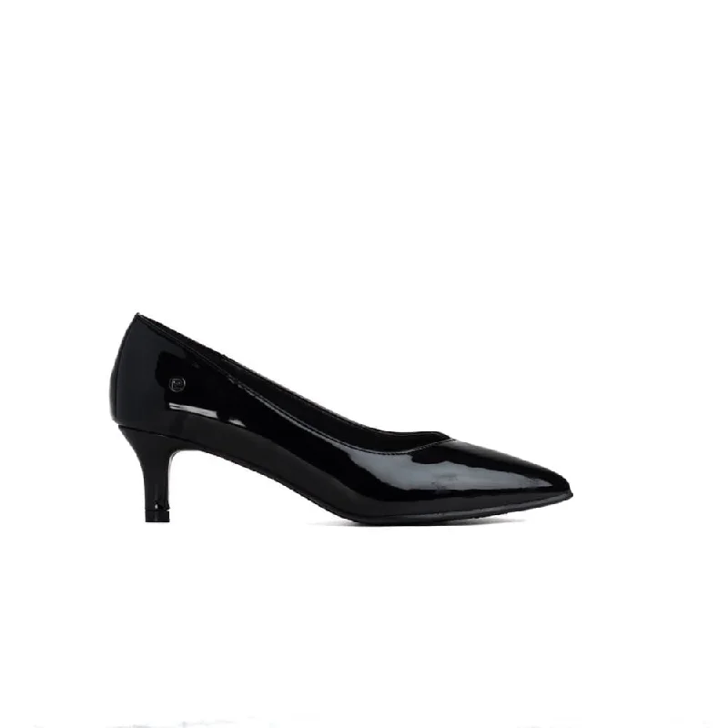 Pierre Cardin Lds 10095 Bruni 1  Black---Fashionable Kitten Heels for Date Night