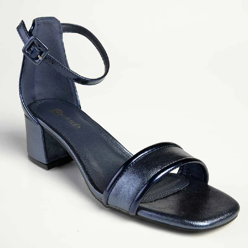 Trendy Chunky Heel Pumps for Casual Wear--Pierre Cardin Skye Block Heel - Navy