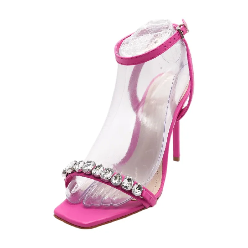 Versatile Heeled Sandals for Any Occasion---Pink Pump Heels