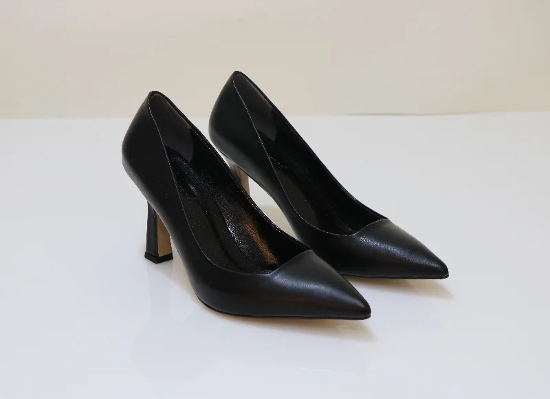 Stiletto Heel Pumps with Perfect Fit--PINO VERDE Matte Pumps-Fashionable & Classic