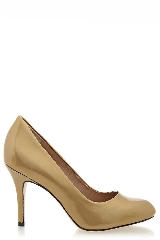 Sleek and Shiny Patent Pump Heels for a Polished Look--ALDITH Patent Desert Leather Pumps