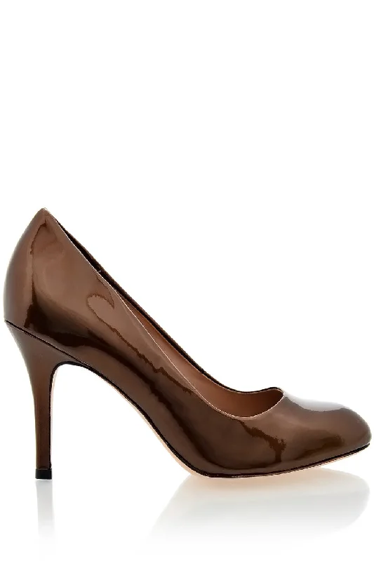 Sleek and Shiny Patent Pump Heels for a Polished Look--ALDITH Pearl Feno Patent Leather Pumps