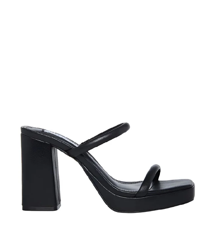 POLLY BLACK---Fashionable Kitten Heels for Date Night