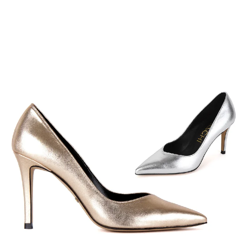 Versatile Heeled Sandals for Any Occasion---POMPE D' ORO - court