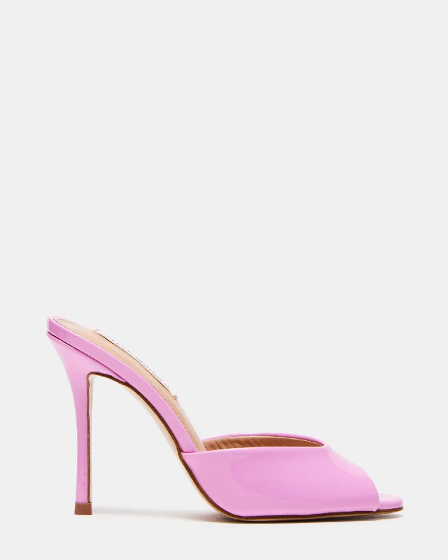 Versatile Heeled Sandals for Any Occasion---PRIYA PINK PATENT