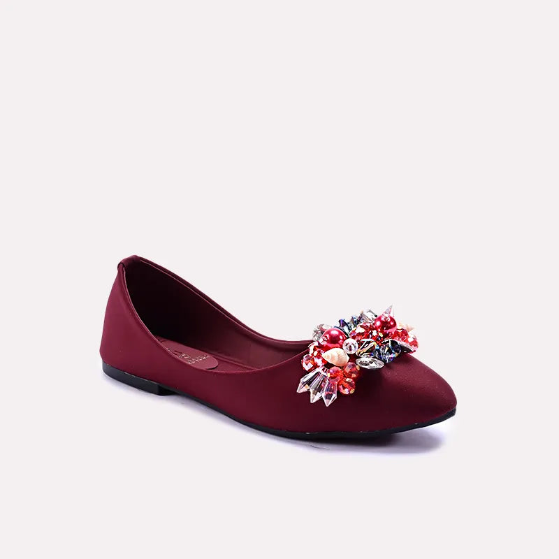 Pulse Maroon Fancy Pumps 0431083