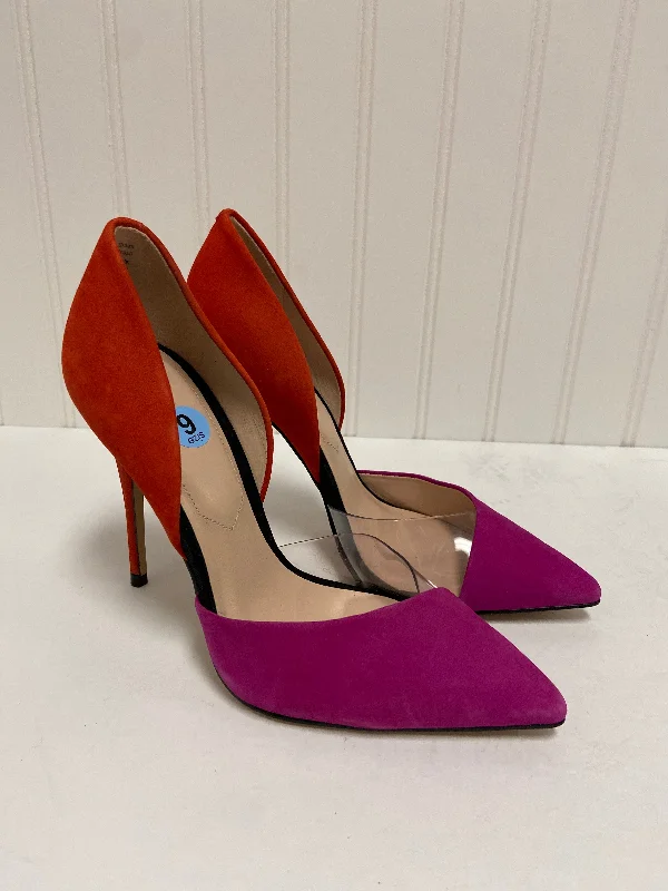 Stiletto Heel Pumps with Perfect Fit--Purple & Red Shoes Heels Stiletto Aldo, Size 6-Fashionable & Classic