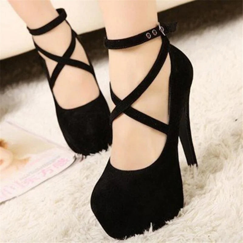 Red Black Black High Heel Stiletto Ladies Dress Pumps Fashion Ladies Party---Elegant Evening Heels for Weddings and Parties