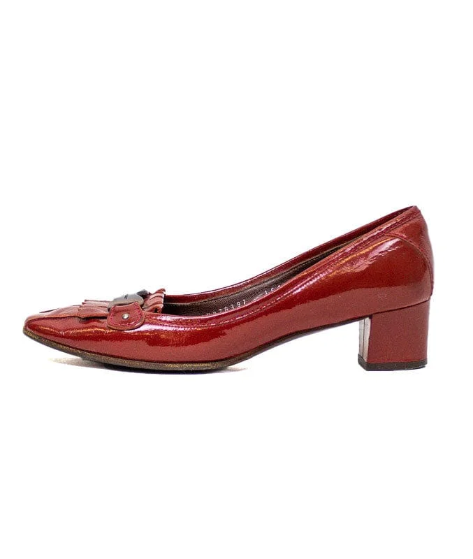 Sleek and Shiny Patent Pump Heels for a Polished Look--Red Patent Leather Heels