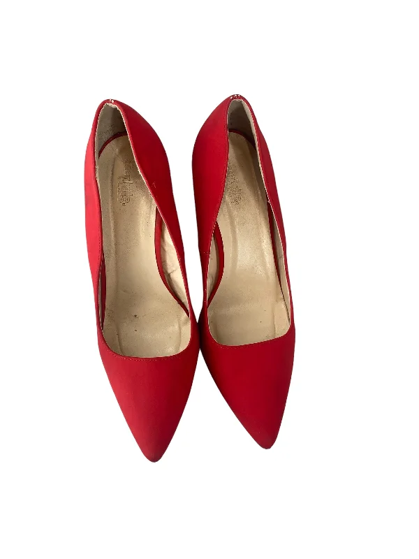 Stiletto Heel Pumps with Perfect Fit--Red Shoes Heels Stiletto Charlotte Russe, Size 11-Fashionable & Classic