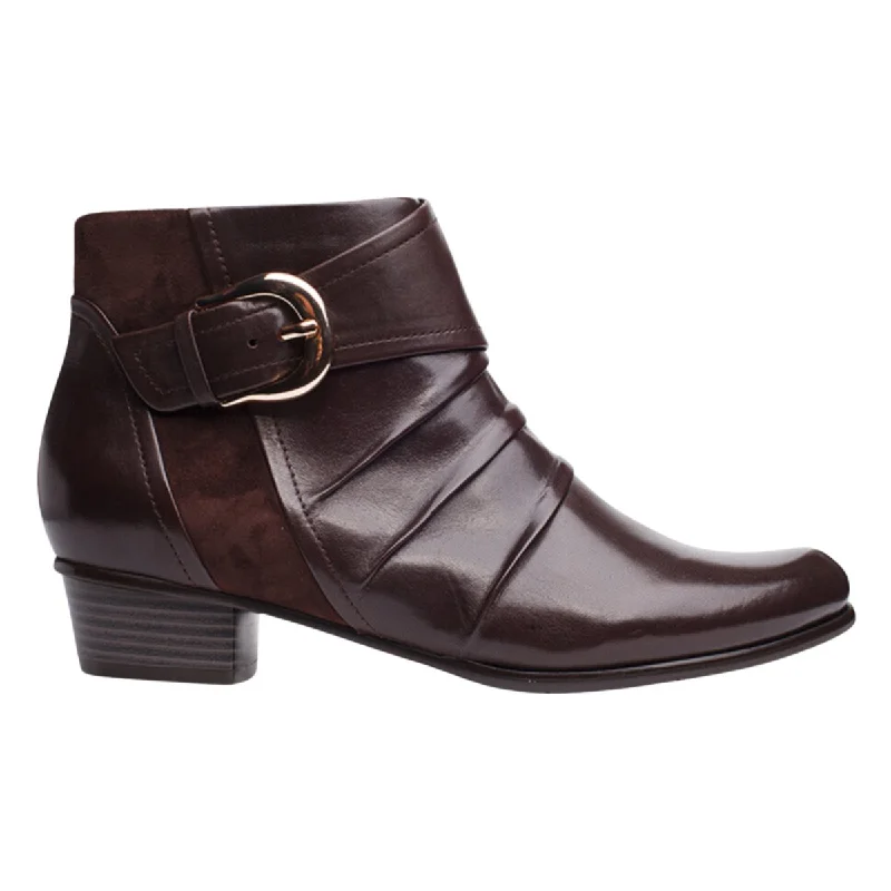 Regarde Le Ciel Women's Stefany 389 Brown Leather---Comfortable Leather Pumps for Office and Everyday Wear