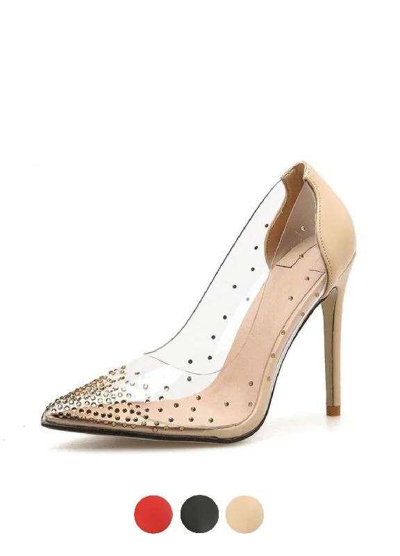 Affordable Rhinestone Pumps for a Dazzling Look---Rhinestone Pumps