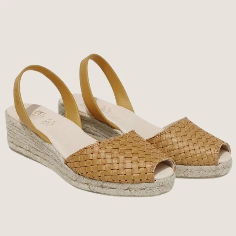 Versatile Heeled Sandals for Any Occasion---Ria Menorca Trenza Avarcas Espadrille