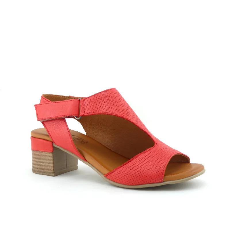 Versatile Heeled Sandals for Any Occasion---Rilassare Lydia Red