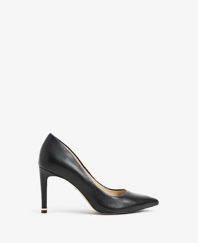 Riley 85 Leather Heel with Rebound---Comfortable Leather Pumps for Office and Everyday Wear