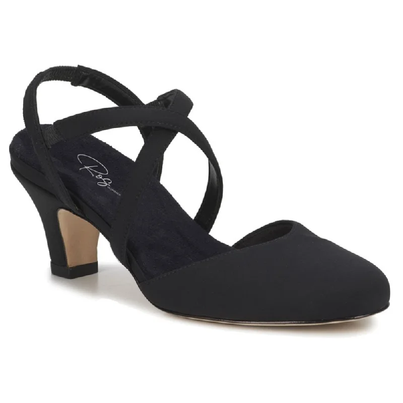 Versatile Heeled Sandals for Any Occasion---Ros Hommerson Caliente Black Microtouch Heel (Women's)