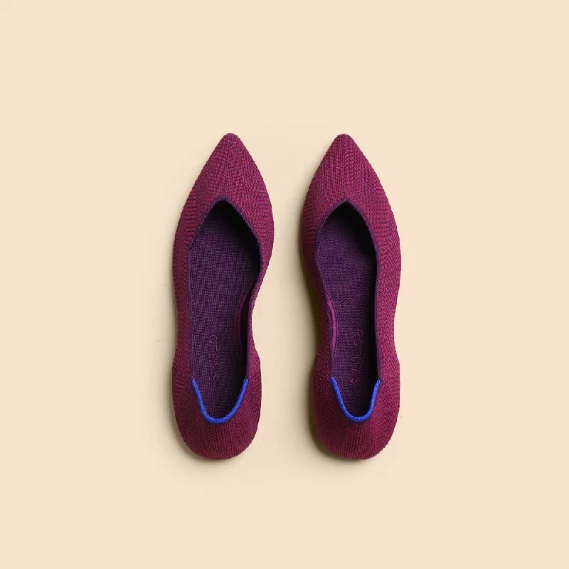 Versatile Heeled Sandals for Any Occasion---Rothy - Women - The Point - Maroon