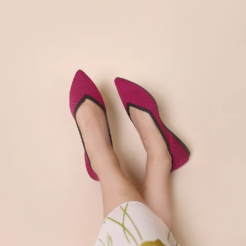 Versatile Heeled Sandals for Any Occasion---Rothy - Women - The Point - Red