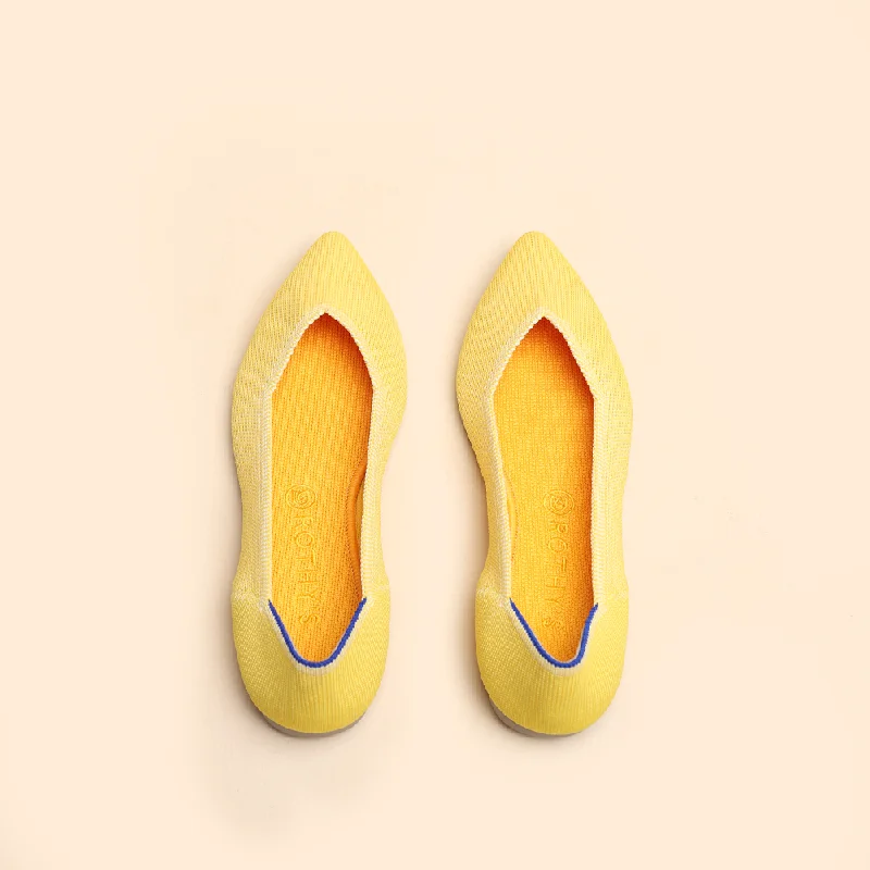 Versatile Heeled Sandals for Any Occasion---Rothy - Women - The Point - Yellow