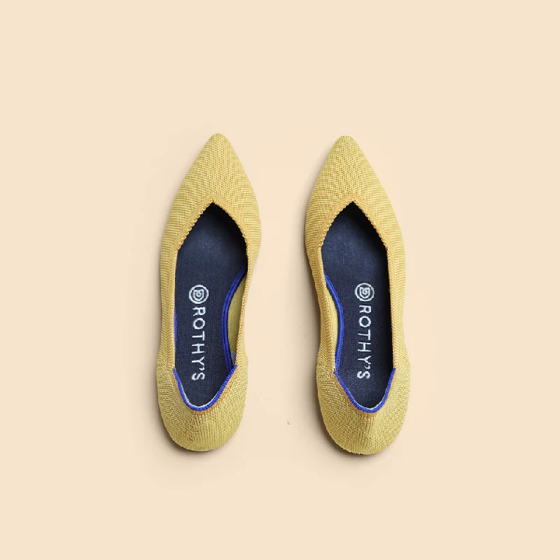 Versatile Heeled Sandals for Any Occasion---Rothy - Women - The Point - Yellow