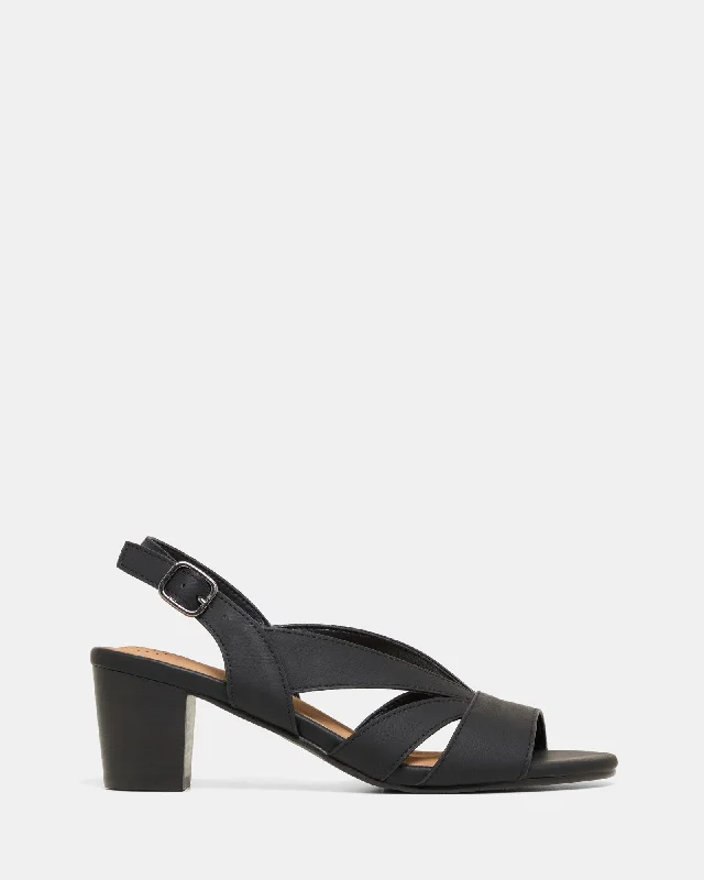 Rowan Black---Fashionable Kitten Heels for Date Night