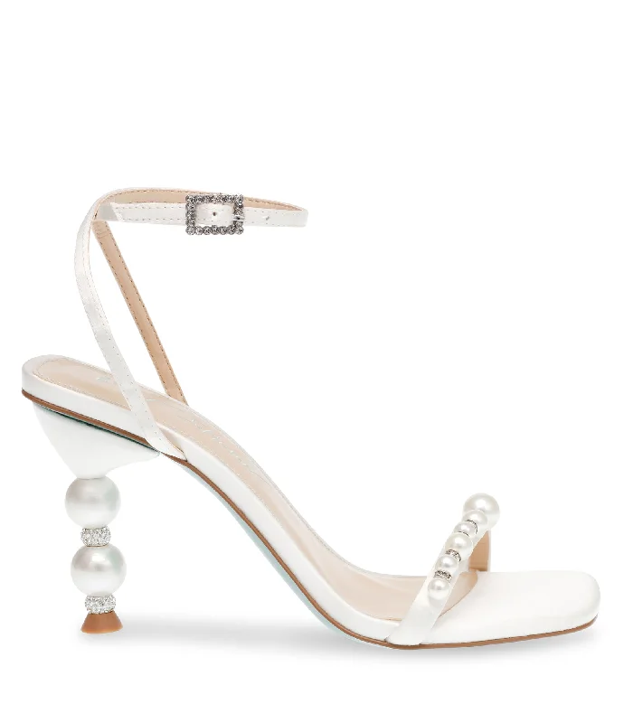 SB-JACY IVORY---Fashionable Kitten Heels for Date Night