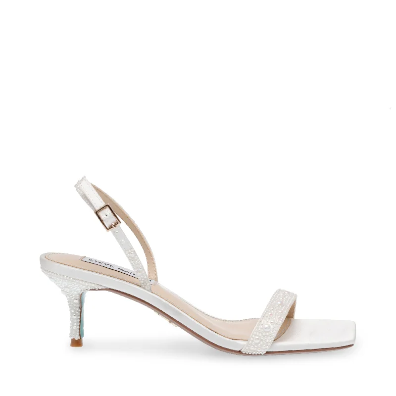 SB-REBEL IVORY---Fashionable Kitten Heels for Date Night