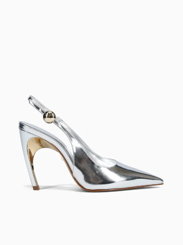 Stiletto Heel Pumps with Perfect Fit--Lunaria Prata Spechio-Fashionable & Classic