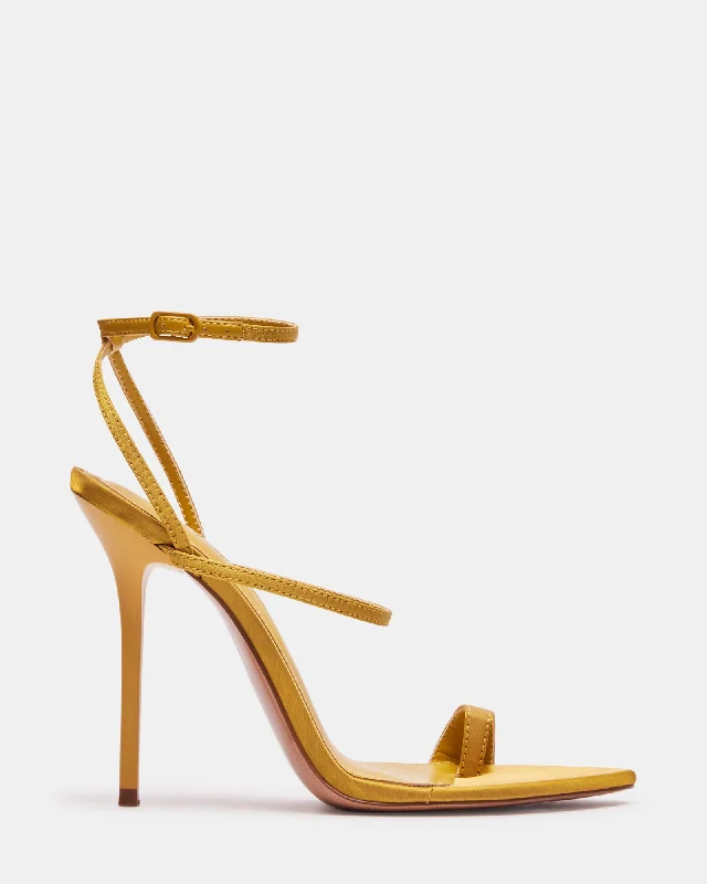 SCORPIO YELLOW SATINAffordable Satin Heels with a Luxe Touch