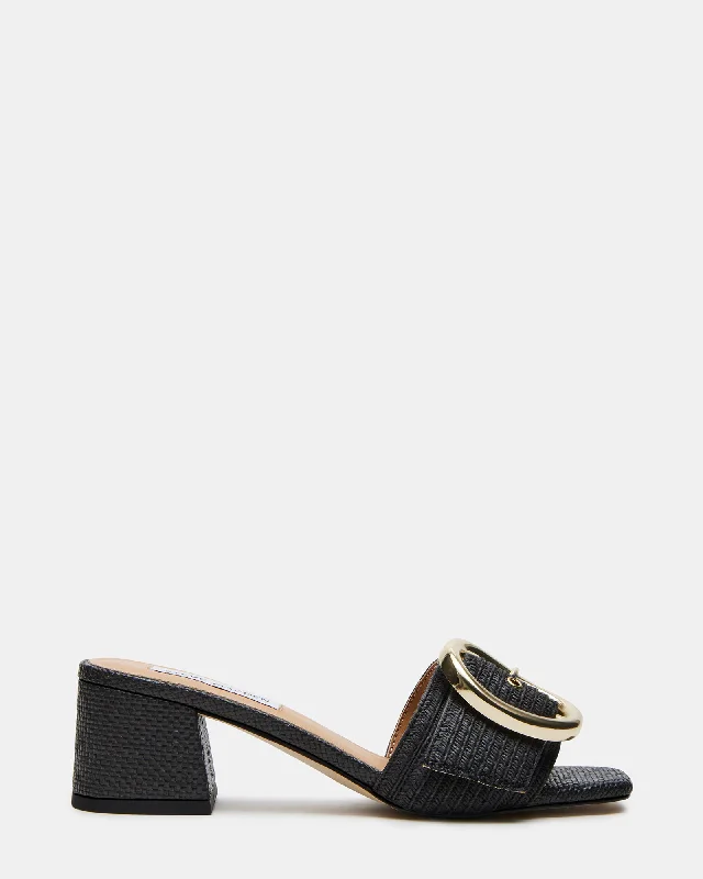 Versatile Heeled Sandals for Any Occasion---SEACREST BLACK MULTI