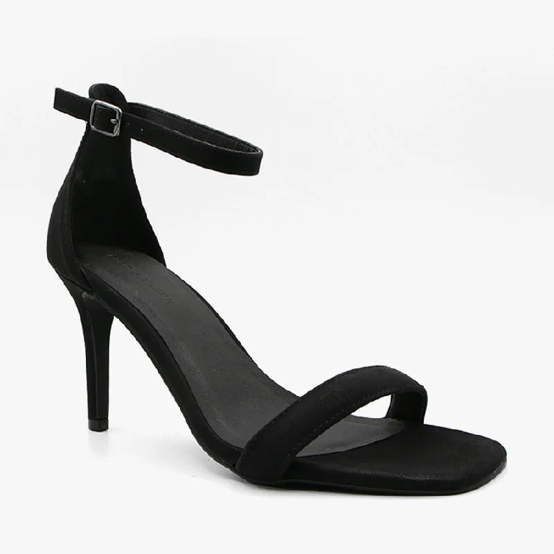 Versatile Heeled Sandals for Any Occasion---SHAYA BLACK