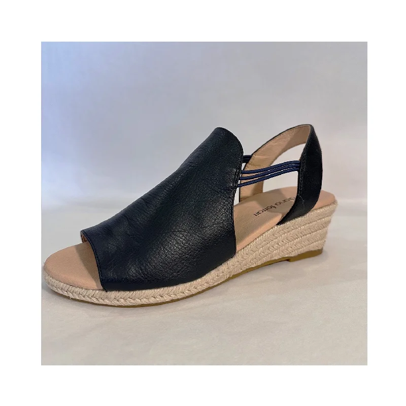 Versatile Heeled Sandals for Any Occasion---Shoe Hlensia - Navy