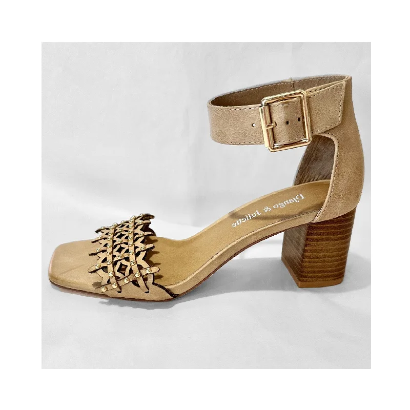 Versatile Heeled Sandals for Any Occasion---Shoe Jonass - Cappuccino