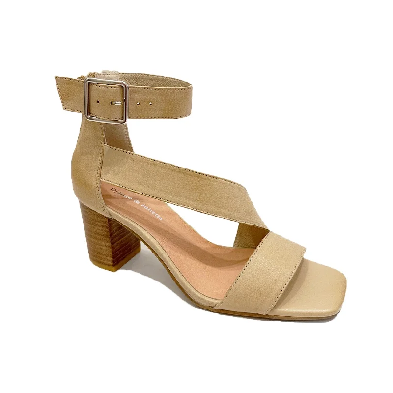 Versatile Heeled Sandals for Any Occasion---Shoe Perant - Camel