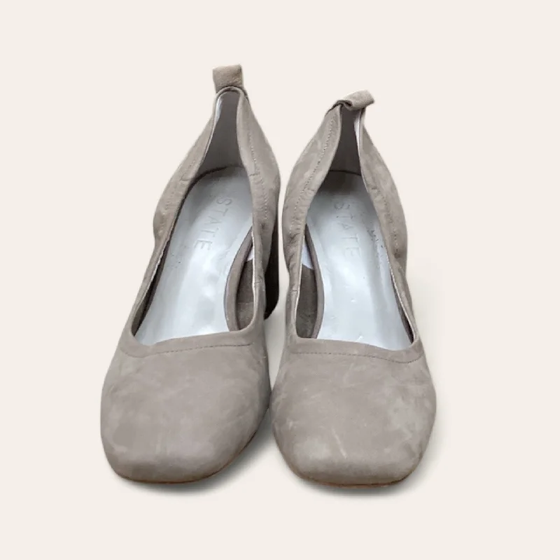 Shoes Heels Block By 1.state In Beige, Size: 8.5---Fashionable Kitten Heels for Date Night