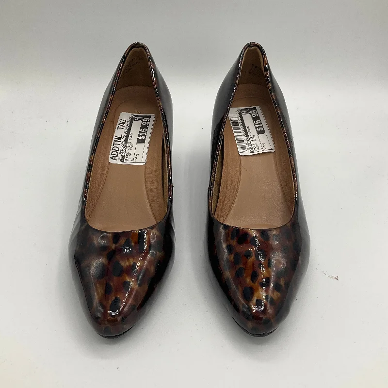 Shoes Heels Block By Aerosoles In Animal Print, Size: 5---Fashionable Kitten Heels for Date Night